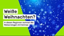 Weiße Weihnachten? In diesen Regionen rechnen die Meteorologen mit Schnee