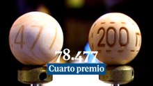 78.477: cuarto premio de la Lotería de Navidad 2025