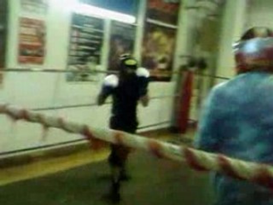 Moi a l'entrainement de boxe
