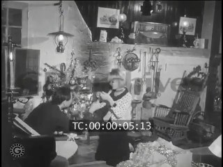 1964 – Johnny Hallyday : le 23 décembre, il présente ses vœux de Noël (Rushs Gaumont)