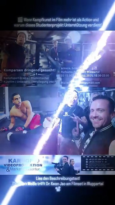 Wenn Kampfkunst im Film mehr ist als Action und warum dieses Studentenprojekt Unterstützung verdient!