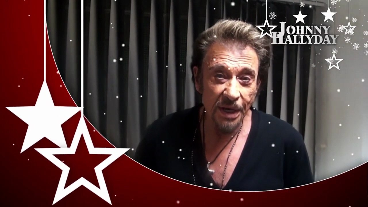 2012 – Johnny Hallyday : le 23 décembre, vœux de Noël et du Nouvel An
