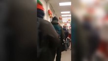 Santa-clad activists steal supermarket food in cost of living protest