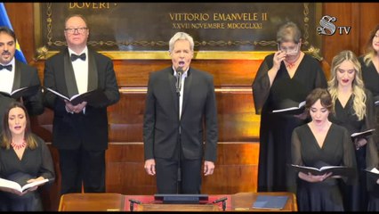 In Senato il Concerto Natale con Baglioni alla presenza Mattarella