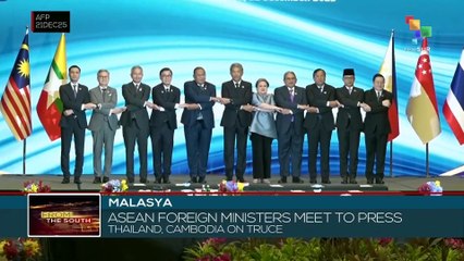 Asian foreign ministers meet to press Thailand, Cambodia on truce