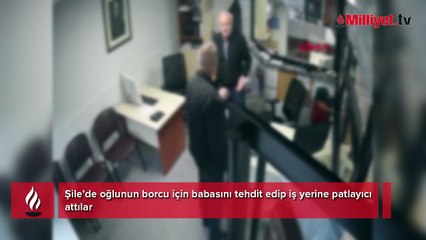 Şile’de korkunç olay! İş yerine patlayıcı attılar: 'Oğlunu gömeceğiz seni havaya uçuracağız'