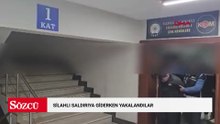 Silahlı saldırıya giderken yakalandılar: 4 tutuklama