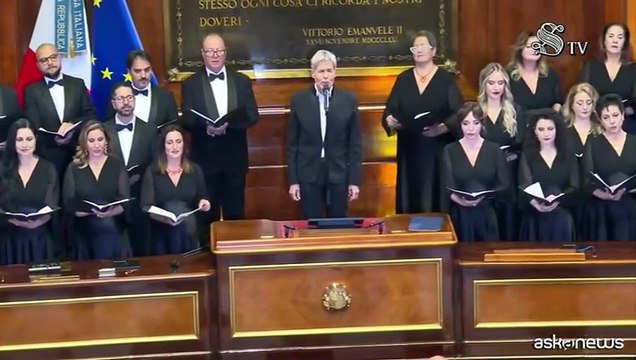 In Senato il Concerto Natale con Baglioni alla presenza Mattarella