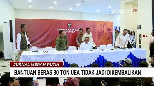 Bantuan Beras dari UEA untuk Korban Bencana Tak Jadi Dikembalikan, Ini Kata Mendagri | JMP