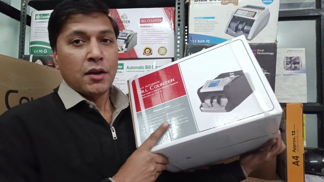 AKS DEFENDER ULTRA - CIS Mix Value Counting Machine with Counterfeit Detection,Counting & Sorting for INR/USD/Euro/GBP/AED this Note Counting Machine has a Touch Screen.