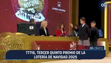 77715, tercer quinto premio de la Lotería de Navidad 2025