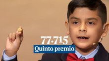 77.715: quinto premio de la Lotería de Navidad 2025