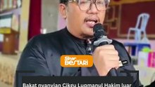 Suara Cikgu Luqmanul Hakim merdu