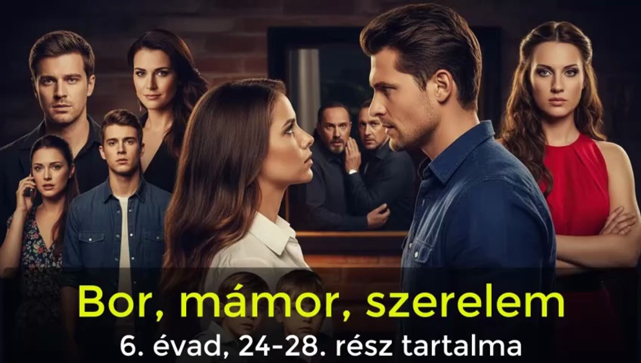 Bor, mámor, szerelem 6. évad, 24-28. rész tartalma