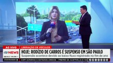 Rodízio de carros está suspenso em SP a partir desta segunda (22)