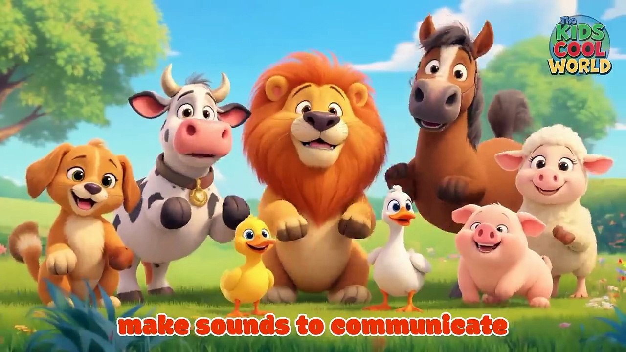 Animal Song _ FUN Animal Songs (and Sounds) for Kids 🐶🐮🦁