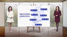 [날씨] 내일 큰 추위 없어...오후부터 전국 비 / YTN
