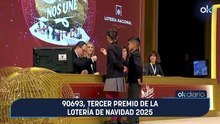90693, tercer premio de la Lotería de Navidad 2025