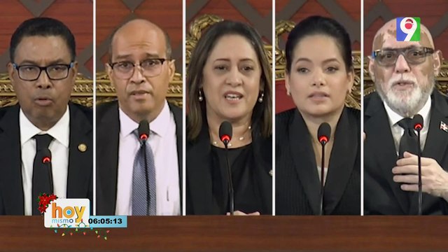 Hoy Luis Abinader juramenta a los nuevos miembros de la Corte Suprema de Justicia | Hoy Mismo