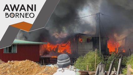 11 rumah musnah dalam kebakaran di Putatan
