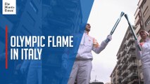 Olympic flame winds its way through southern Italy