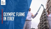 Olympic flame winds its way through southern Italy