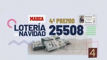 Así se cantó el 25508, cuarto premio de la Lotería de Navidad 2025