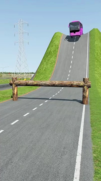 Realistic BeamNG Drive car crash physics. Watch in