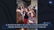 El pelotazo de Bimba y Lola alegra la Navidad en Asturias: "Menuda Navidad nos espera, así da gusto trabajar"