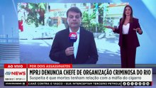 MPRJ denuncia chefe de organização criminosa do RJ por dois assassinatos