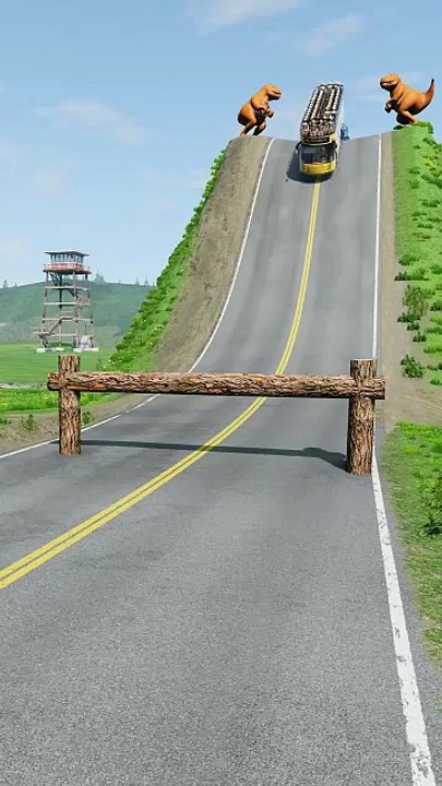 Realistic BeamNG Drive car crash physics. Watch in