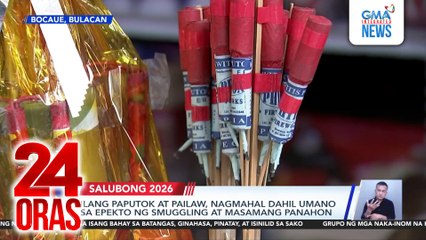 Mga tindahan ng mga paputok at pailaw sa Bocaue, ininspeksyon ng PNP at lGU; 24 oras na ang bentahan | 24 Oras
