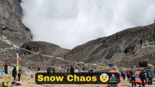 Campers experience thrilling snow cloud at North Annapurna Base Camp during their stay
