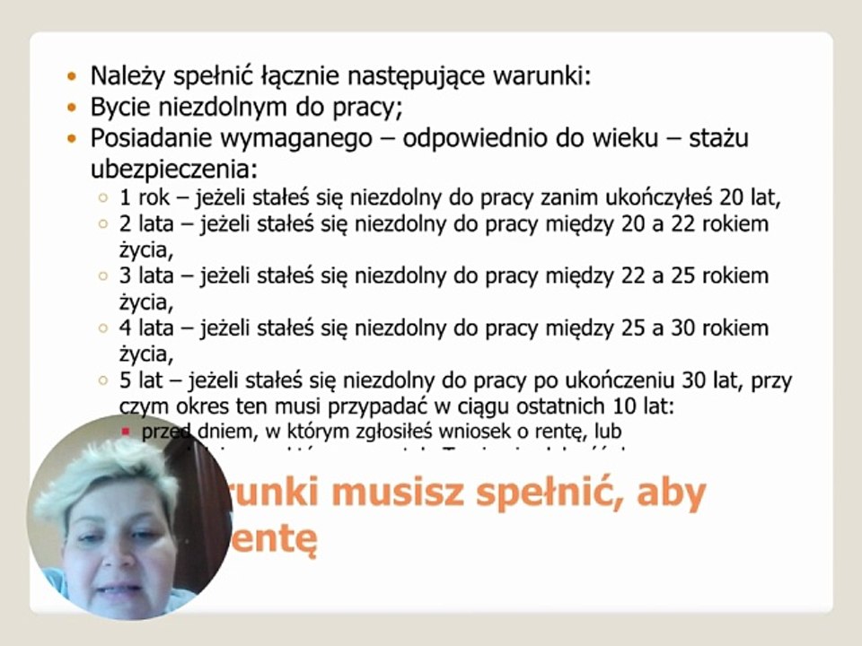 Wideo-poradnik nt. niezdolności do pracy cz. I