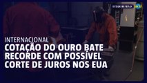 Cotação do ouro bate recorde nos Estados Unidos