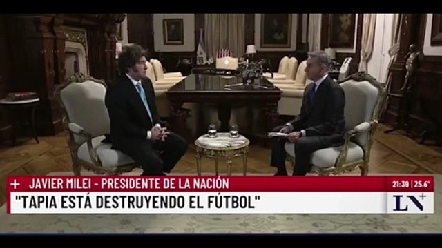 Las opiniones de Milei sobre diferentes personas del mundo fútbol