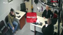 Oğlunun borcu için babasını tehdit edip iş yerine patlayıcı attılar