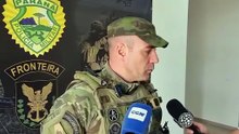 Helicóptero do BPMOA foi decisivo para apreensão de 183 kg de maconha em Cascavel, afirma capitão do BPFron