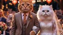 The Cutest Cat Wedding Ever 😻💍  A Pixar-Style Love Story
