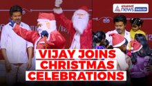 Actor Vijay's Christmas Joy: TVK Chief Lights Up Mahabalipuram Celebration