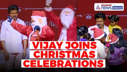Actor Vijay's Christmas Joy: TVK Chief Lights Up Mahabalipuram Celebration