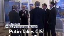 Putin Takes CIS Leaders on Tour Around Festive Hermitage