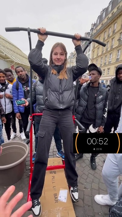 Challenge, she's incredible 😳💪