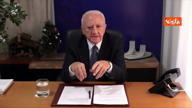 De Luca: Grazie a noi la nuova giunta della Campania può non fare niente per 3 anni