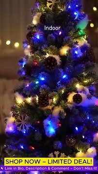 OGERY Camping String Lights 32.8FT Rechargeable 4-in-1 Fairy Lights | Indoor Outdoor