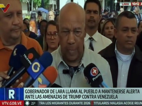 Gobernador Reyes Reyes llamó al pueblo a expresar su rechazo a las acciones amenazantes de EE.UU.