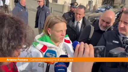 Arianna Fontana "Un onore essere portabandiera, dà una grande carica"