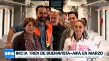 Claudia Sheinbaum realiza recorrido de supervisión del Tren Suburbano