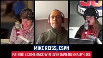 Mike Reiss on Patriots comeback win