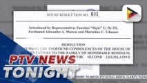 House solons extend profound condolences to family of Rep. Romeo Acop through filing of House Resolution No. 601